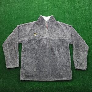 Missouri Tigers Fleece Sweater Womens Small Gray Pullover NCAA College Casual